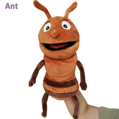 Marionette da dito insetto set di burattini in peluche per bambini personaggi insetti in cotone educativo regalo per il ritorno a scuola 2025