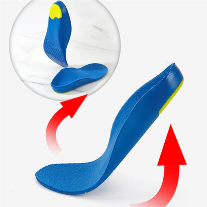 Kids Orthotic Insoles High Arch Support Sports Comfort Plantar Fascia Insole