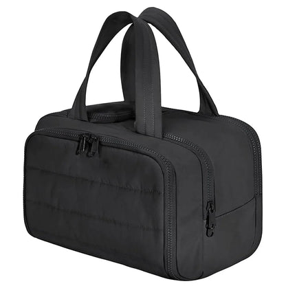 Waterproof women's travel cosmetic bag – large capacity wash bag, bathroom toiletries partition organizer