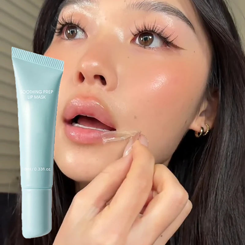 Læbepomade 10 ml peel-off læbemaske kølende eksfolierende hygiejnisk nem at påføre fugtgivende efterår 2026 TikTok viral gave