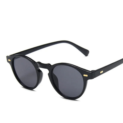2025 Round Cat Eye Sunglasses Men Women Vintage Driving Shades Fashion Retro Oculos De Sol