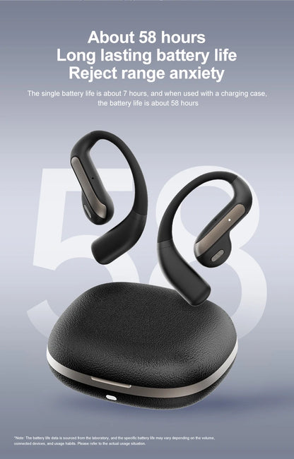 AI Translation Earbuds With Noise Canceling Ear Hook Sports