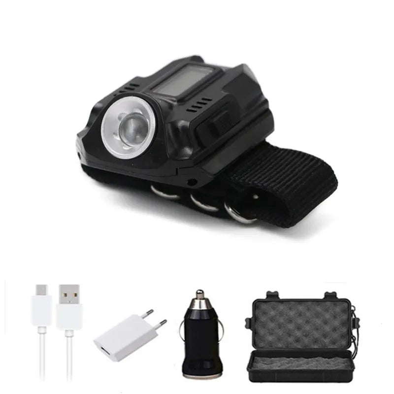 Portable Wrist Light USB Rechargeable Tactical LED Handsfree