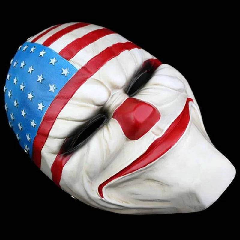 Payday 2 Heist Dallas Wolf Chains Hoxton Resin Cosplay Mask Halloween Masquerade Prop 2026
