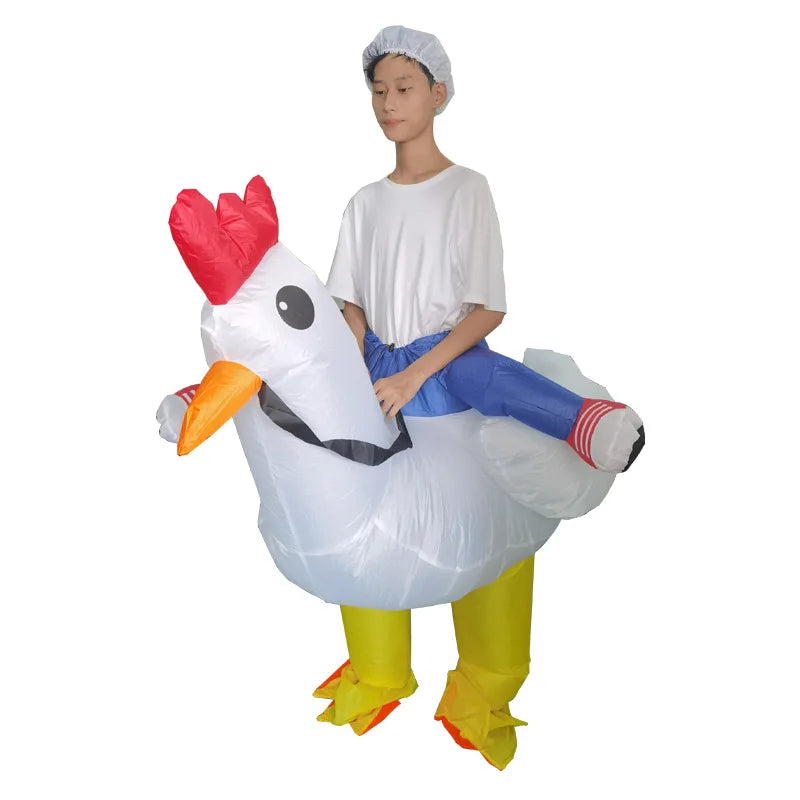 Opblaasbaar mascotte-clownkostuum voor volwassen mannen en vrouwen voor dansfeesten, kermissen en openingsvieringen 2026