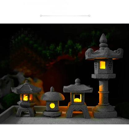 Pagoda Lantern Garden Statue Zen Yard Light Miniature Lamp for Micro Landscape Decor Fall 2026 Trend