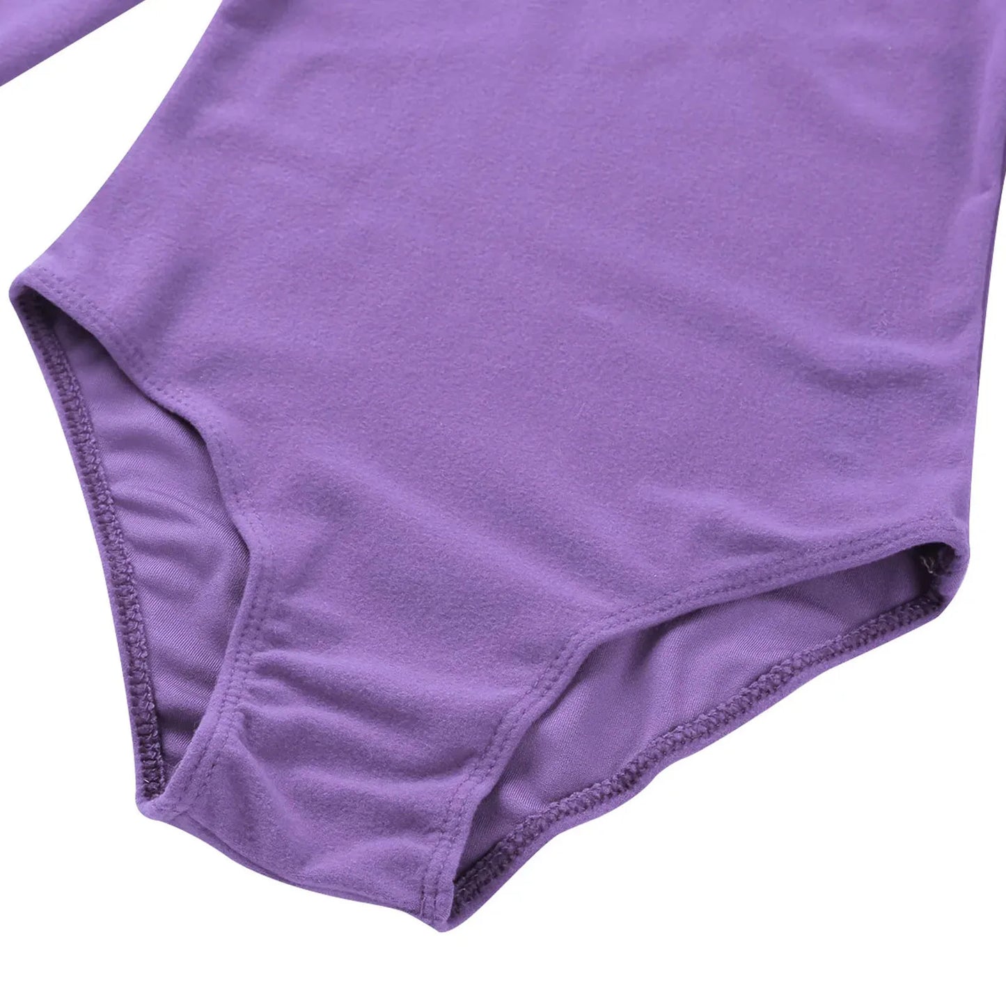 Lightweight Girls' Leotard – Long-Sleeve Ballet, Polyester, For Dance Class And Practice