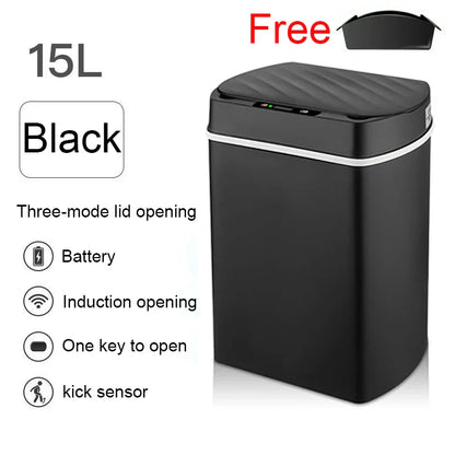 Smart Sensor Trash Can Rectangular Kitchen Bathroom
