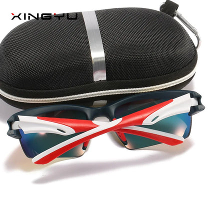 Classic unisex sports sunglasses – anti-glare UV400 acetate frame, photochromic lens option