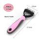 Pet Grooming Care Deshedding Brush for Dogs & Cats - Fur Remover & Knot Cutter Comb