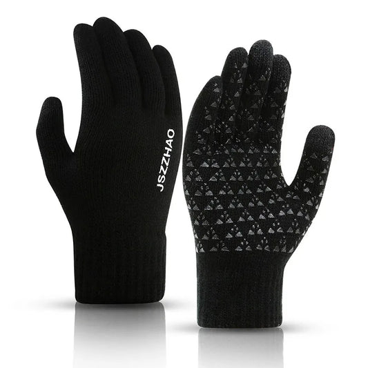 Winter Gloves Thermal Knit Touch Screen Gloves Winter Essentials 2026 Warmth For Running And Driving