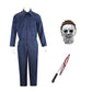 Authentic Michael Myers Halloween Costume for Adults with Realistic Mask - Perfect for Cosplay and Horror-Themed Events