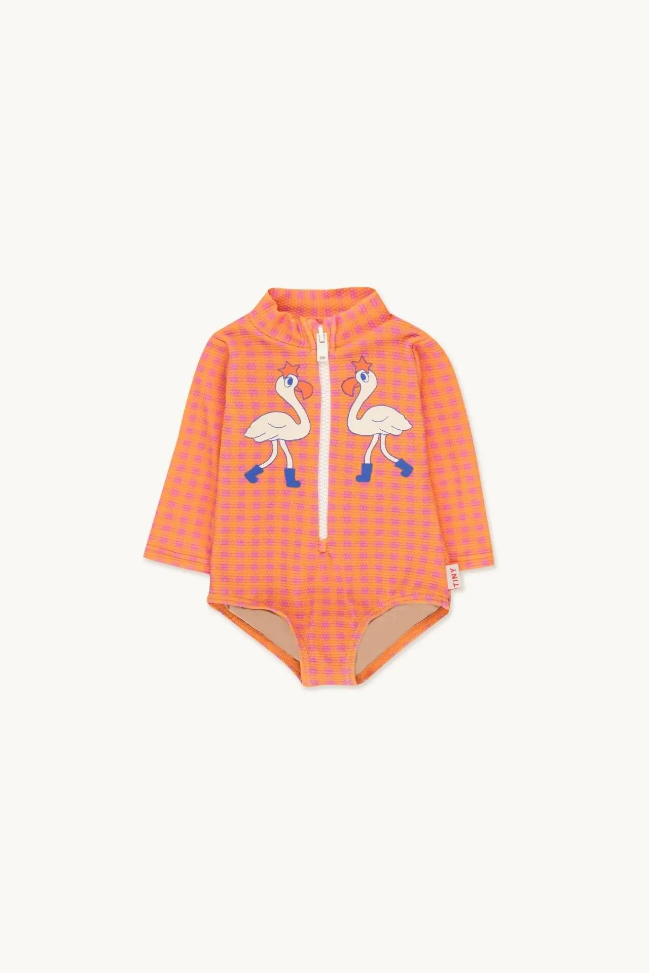 Lightweight unisex one-piece swimsuit - casual cut, nylon, beach & pool wear for kids