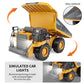 Professional RC Construction Vehicle Set - 2.4G Alloy Excavator & Dump Truck Toy for Kids