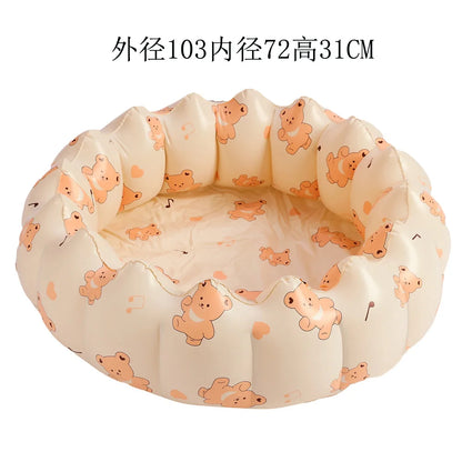 Variant image for Inflatable Mermaid and Dinosaur Swimming Pool for Kids, Durable PVC, Multiple Sizes 90CM-150CM, Fun Outdoor Summer Activity-5