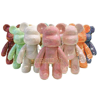 Diamantmalerei Set 5D Vollbohrung Kristall Bär Puppe Weihnachten 2025 DIY Strass Mosaik Funkelnde Wohnkultur Geschenk