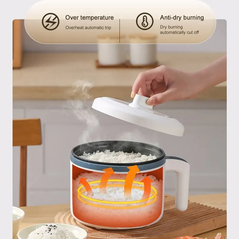 Olla Arrocera Eléctrica Inteligente Multiolla Electrodoméstico de Cocina para el Hogar Caída 2025 Olla Interior Antiadherente Temporizador Limpieza Fácil