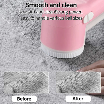 Removedor de pelusa y afeitadora de tela con cuchillas de acero inoxidable para bolas de lana y algodón