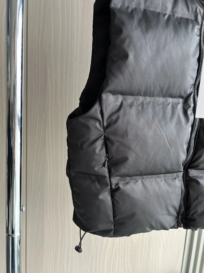 Insulating Women’s Puffer Vest - Oversized Quilted Cotton