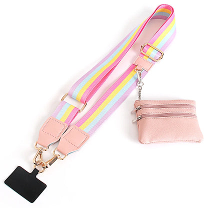 Phone Lanyard With Zipper Pocket And Storage Bag – Adjustable Wide Nylon Straps For Hands-Free Travel 2026