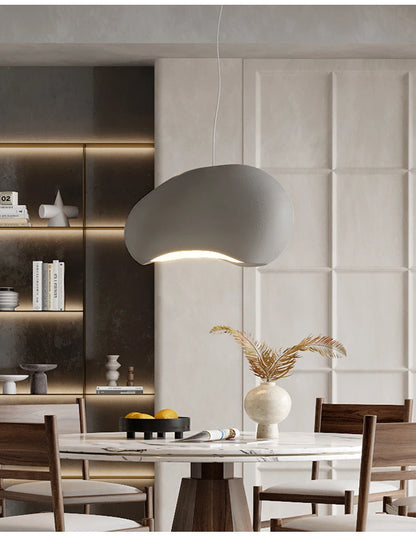 Lampade a sospensione Japandi Nordic Wabi Sabi LED per sala da pranzo
