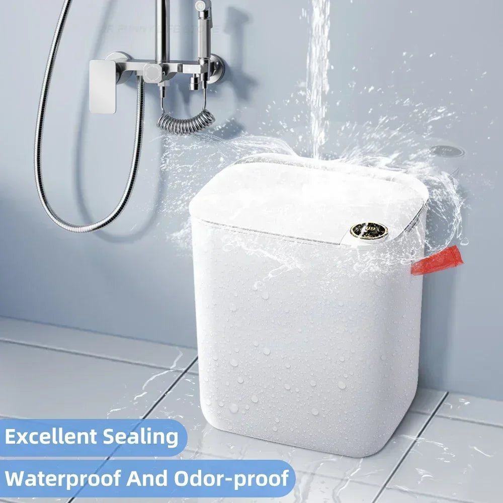 Smart Sensor Trash Can 18L With Display Type C Recharge