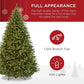 Pre-Lit Douglas Fir Artificial Christmas Tree - Holiday Decoration with 1,355 Branch Tips & 450 Warm White Lights