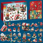 24 Days Christmas Advent Calendar Building Blocks Set - Fun DIY Santa Toys for Kids