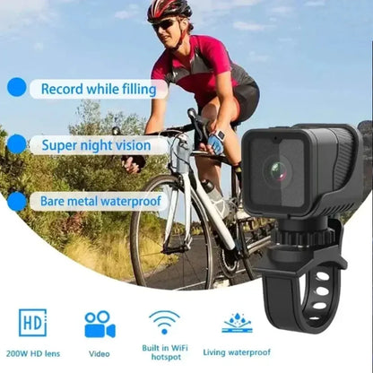 Mini Camera 1080P HD Waterproof Action Cam Outdoor Sports Fall 2025 Trend With WiFi Hotspot For Bike Riding