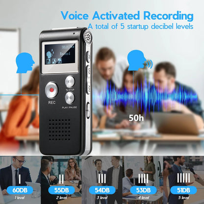 Voice Recorder Voice Activated Mini Recorder for Lectures