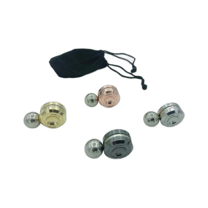 Magnetic Metal Gyroscope Fidget Toy Chrome Stress Reliever