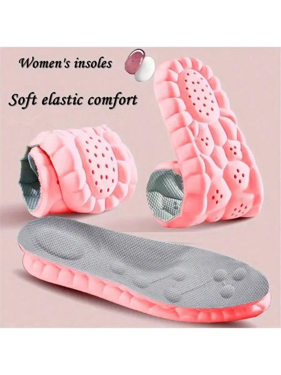 Insoles Women Cloud Ultrasoft Breathable Deodorizing Shock Absorbing Non Slip For Running And Standing Comfort Fall 2025
