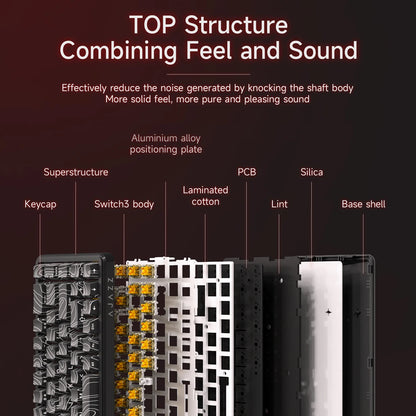 Teclado Mecánico Sixty Mini Inalámbrico ARGB Magnético Hall