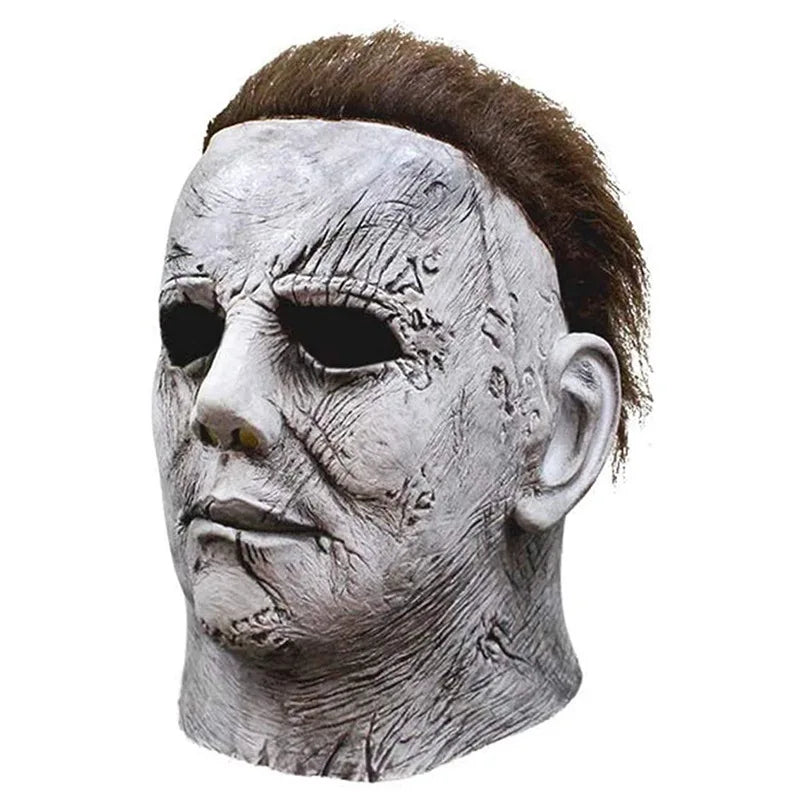 Eng siliconen cosplaymasker van Michael Myers met littekens van brandwonden, dat het hele gezicht bedekt, Halloween-horrorrekwisiet 2026