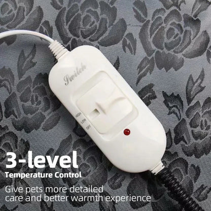 Winter Bed Heating Pad - Waterproof Warming Mat for Cats and Dogs