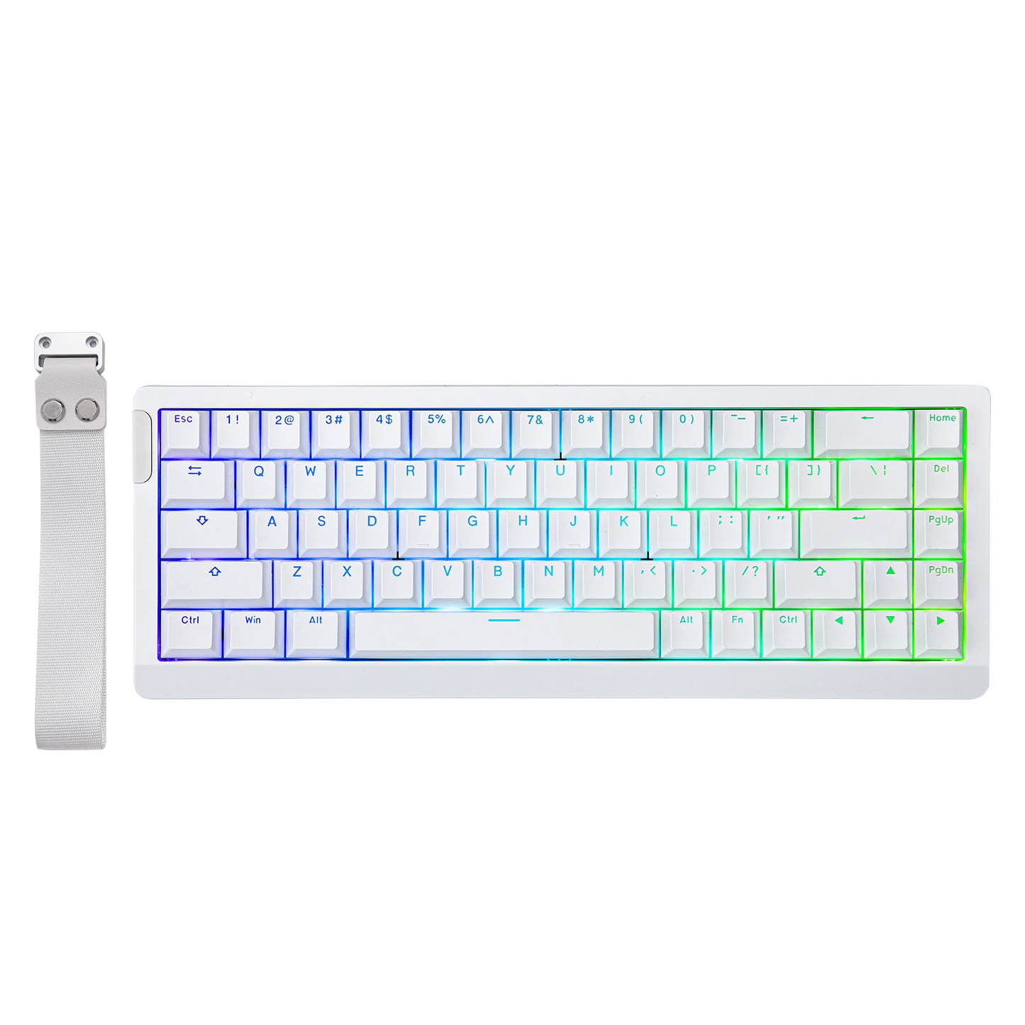 Teclado Mecánico Cableado Magnético al 65 Porciento con Retroiluminación RGB