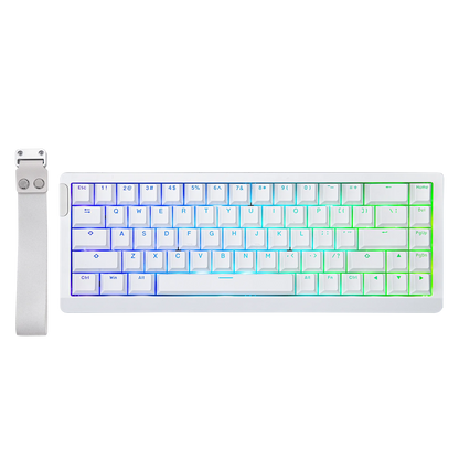 Teclado Mecánico Cableado Magnético al 65 Porciento con Retroiluminación RGB