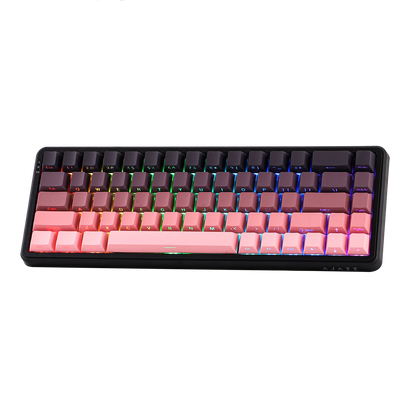 Teclado mecánico 68 teclas inalámbrico Bluetooth RGB efecto Hall