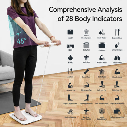 Fitdays Smart Scale – 8 Electrodes High-Precision Body Weight Scale