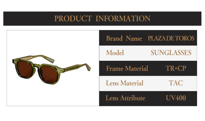 Sunglasses TR90 Frame Retro Rivets Style Unisex Polarized UV400 Summer 2026 Gift Idea