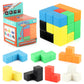 Removable Magnetic Cube Building Blocks - Educational Fidget Puzzle Toy for Kids, Fun Gift for Early Learning