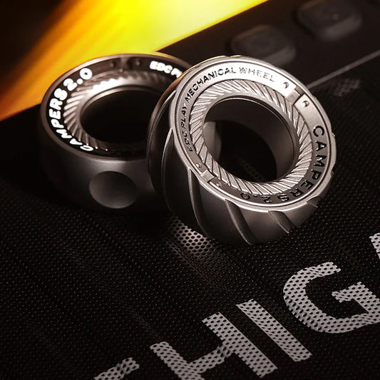 Magnetic Ratchet Fidget Ring Stainless Steel EDC Gift