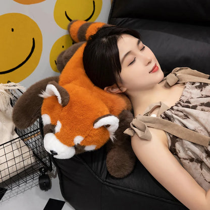 Coussin en peluche animal Décoration maison mignonne Cadeau de Noël confortable