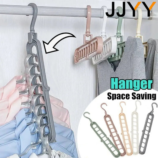 Multi-Function 360 Rotating Hanger - Home Organizers for Clothes, Scarves & Shawls