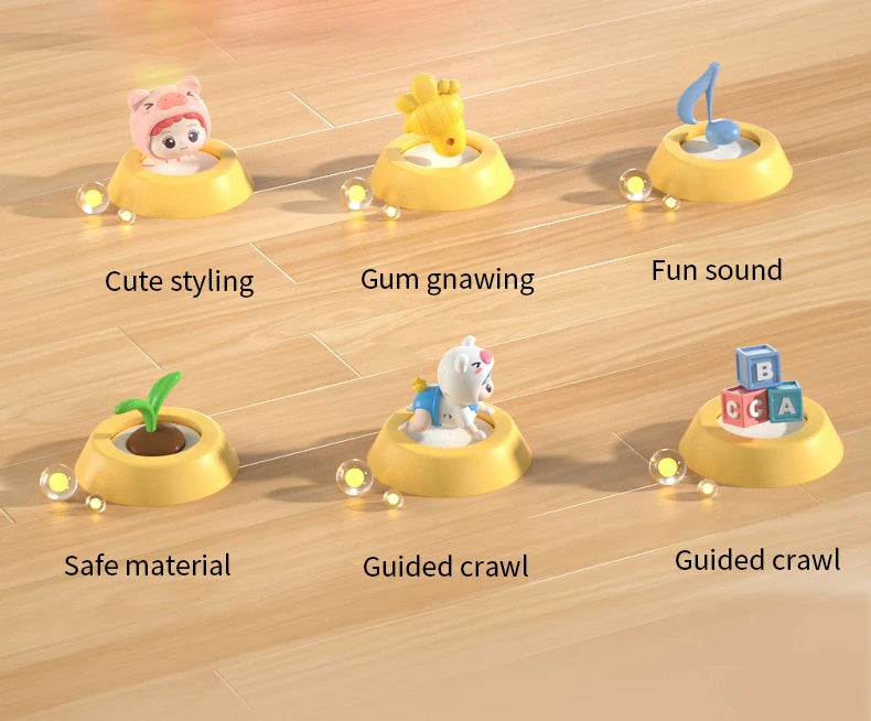 Baby Crawling Guide Toy Newborn Sensory Toys Music Aid