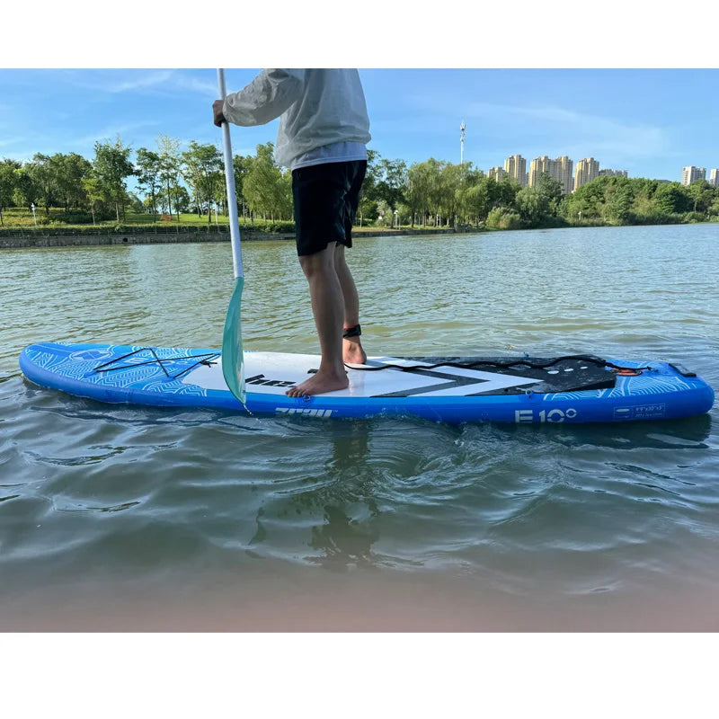 Inflatable Stand Up Paddle Board 297x76 cm with Accessories for Kids and Adults, Lightweight SUP Board for Lakes and Oceans