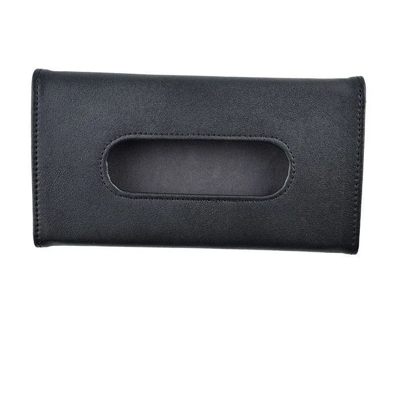 Car Tissue Box Holder - Sun Visor Accessory for Auto Interior Storage & Car Accessories PU Leather