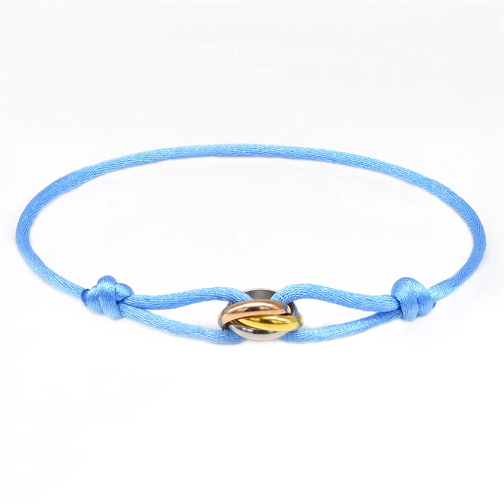 Bracelet Rope Chain Wrap Bracelet Adjustable Unisex Jewelry 3 Metal Buckle Fall 2026 Trend Gift