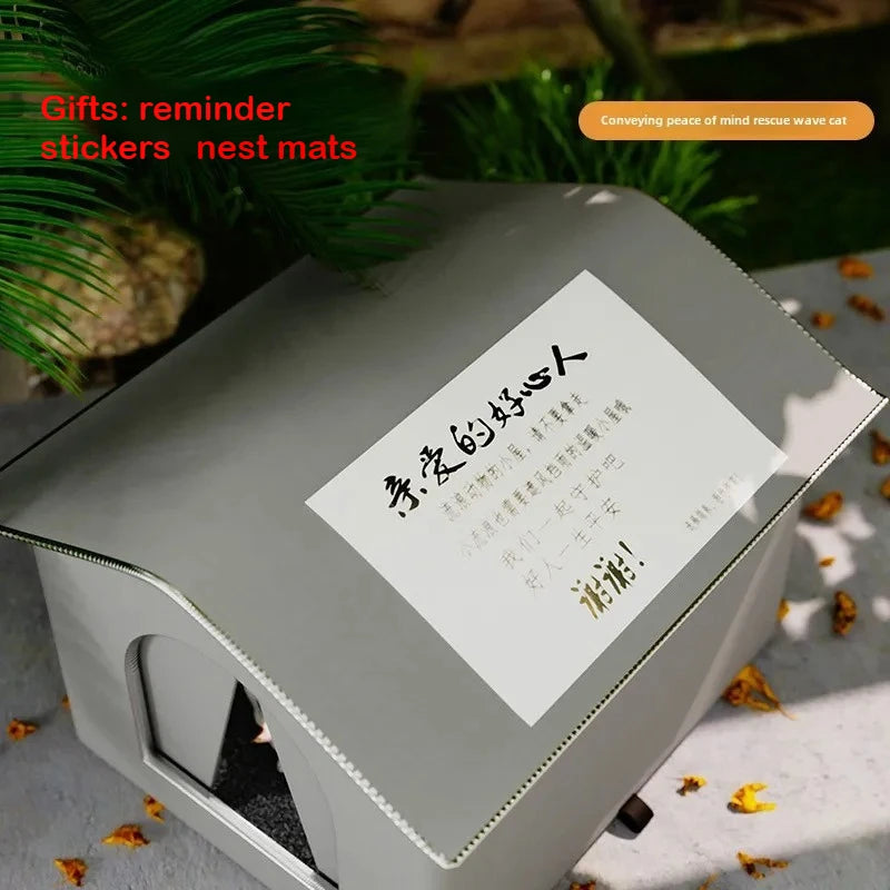 Pet House Waterproof Outdoor Shelter For Small Dogs And Cats Foldable Winter 2026 Warm Cave Bed Washable