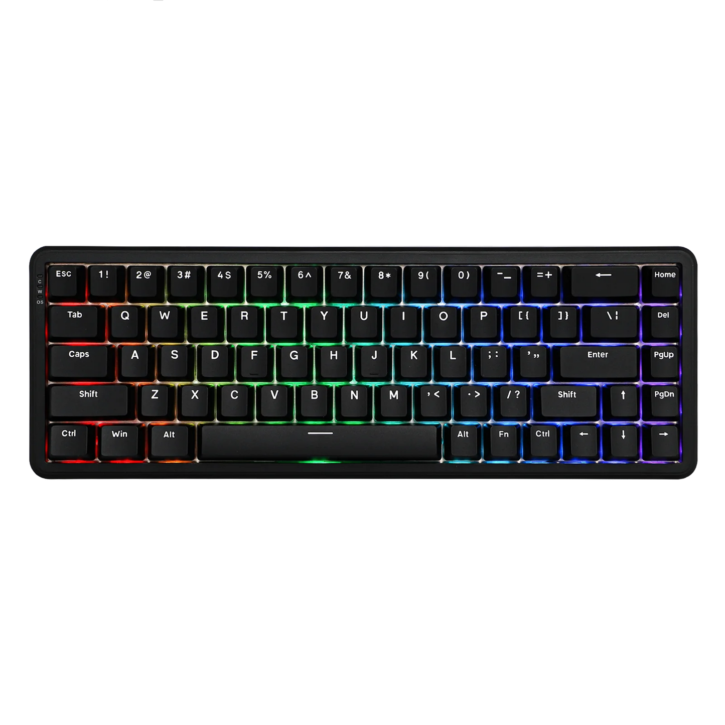 Teclado mecánico 68 teclas inalámbrico Bluetooth RGB efecto Hall